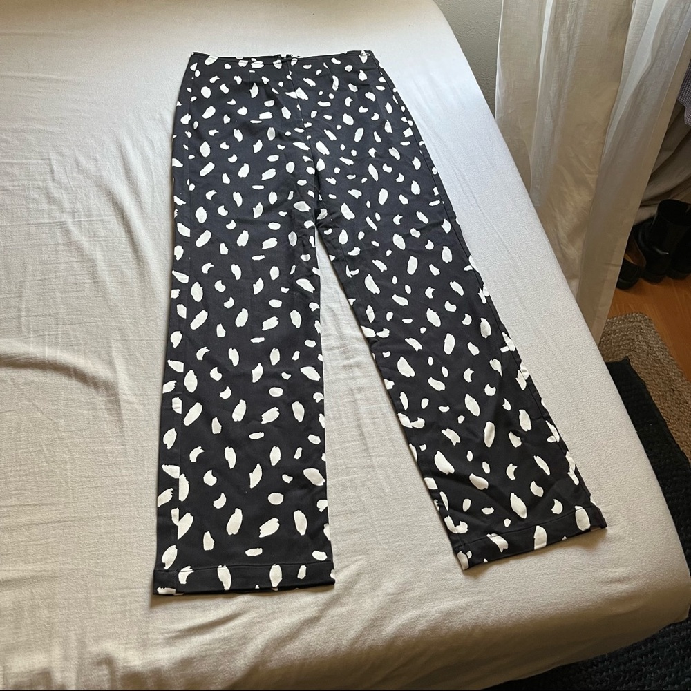 Reformation Black Wide Leg Pants